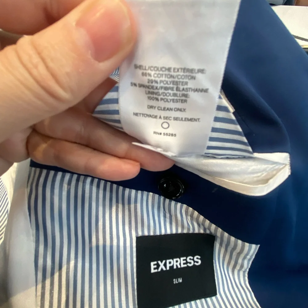 Express Men's Vibrant Blue Sport Coat